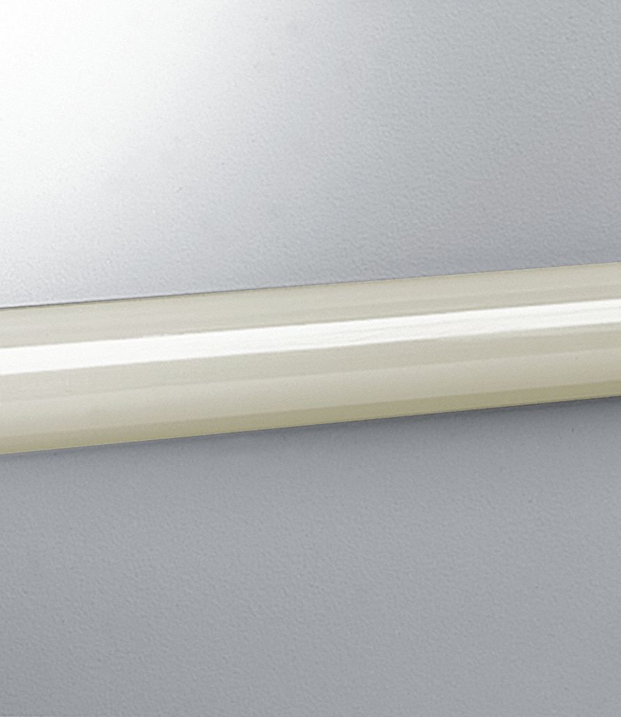 Accent Rail: EBT-30, PVC, Ivory, 2 in Overall Ht, 12 ft Overall Lg