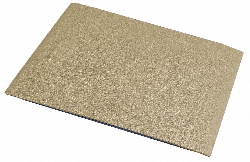 Wall Covering: PVC, 8 ft x 4 ft Panel Size, Tan, 0.04 in Thick, Pack, 8 ft Overall Lg
