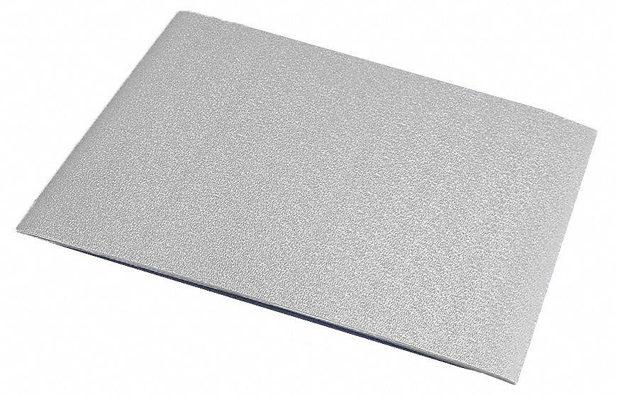 Wall Covering: PVC, 8 ft x 4 ft Panel Size, Silver Gray, 0.04 in Thick, Pack, WC-40