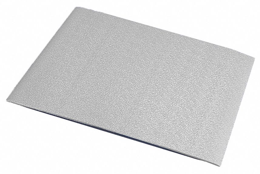 Wall Covering: PVC, 8 ft x 4 ft Panel Size, Silver Gray, 0.03 in Thick, Each, WC-30