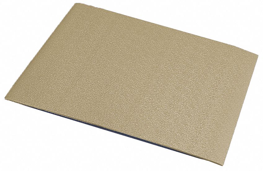 Wall Covering: PVC, 8 ft x 4 ft Panel Size, Tan, 0.04 in Thick, Each, 8 ft Overall Lg