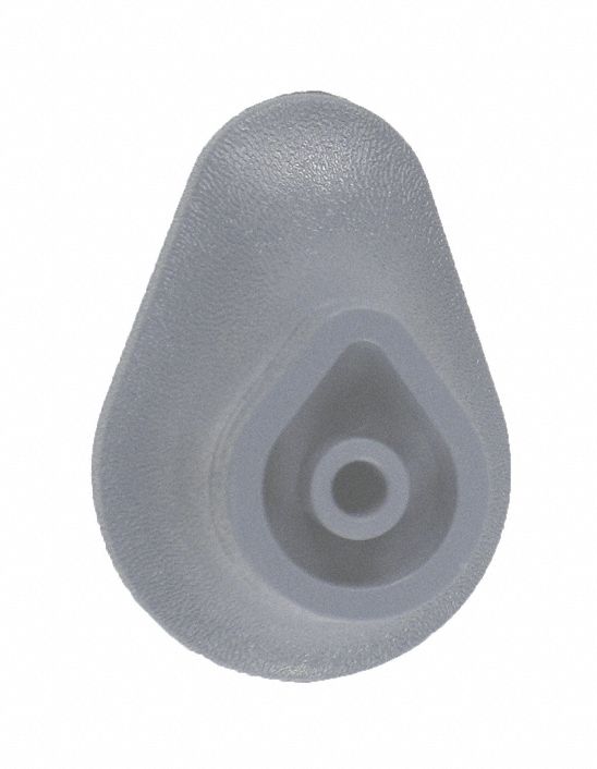 Bracket: PVC, Linen White, Not Ligature Resistant, BR-500/BR-530, 1 7/16 in Overall Lg