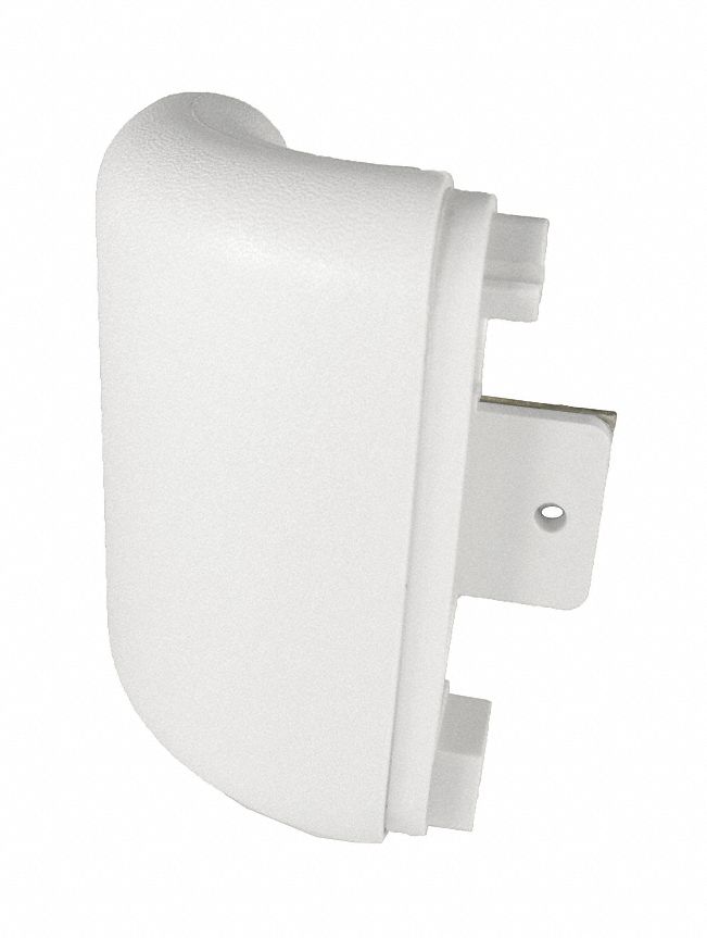 Handrail Corner: PVC, Linen White, Ligature Resistant, Outside, BR-530