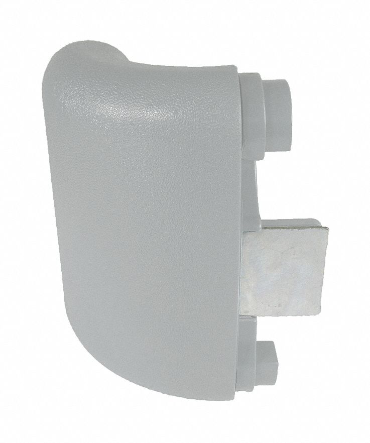 Handrail Corner: PVC, Linen White, Not Ligature Resistant, Inside, BR-530