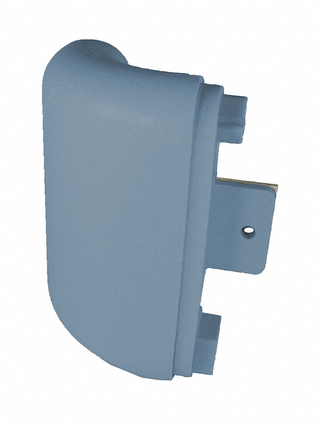 Handrail Corner: PVC, Windsor Blue, Ligature Resistant, Outside, BR-530