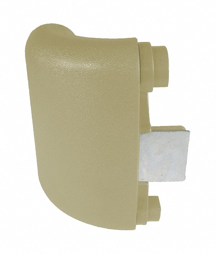 Handrail Corner: PVC, Ivory, Ligature Resistant, Inside, BR-530, 3 1/8 in Overall Lg