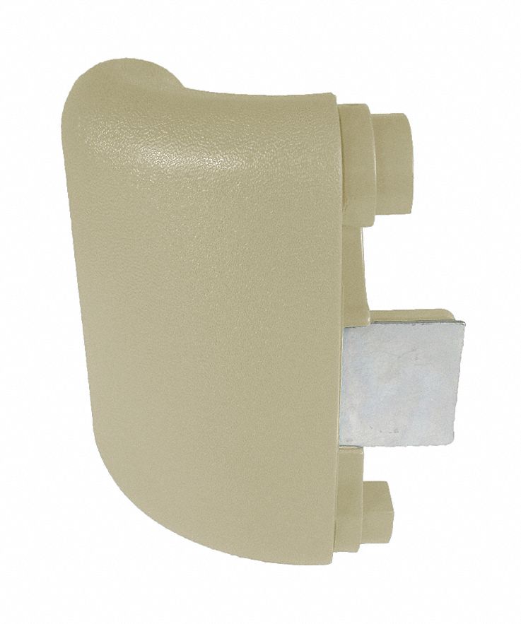 Handrail Corner: PVC, Eggshell, Ligature Resistant, Inside, BR-530, 3 1/8 in Overall Lg