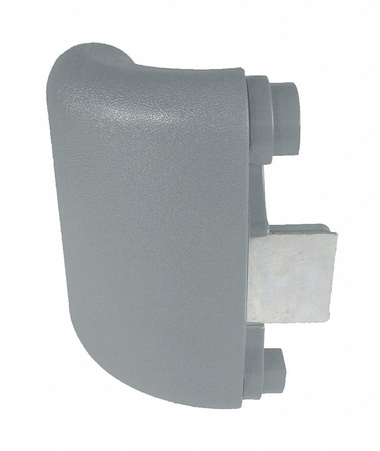 Handrail Corner: PVC, Silver Gray, Ligature Resistant, Inside, BR-530