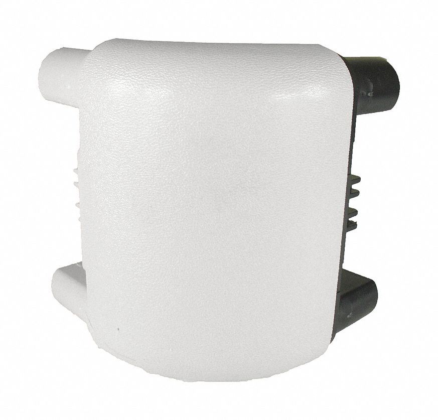 Handrail Corner: PVC, Linen White, Not Ligature Resistant, Inside, BR-500