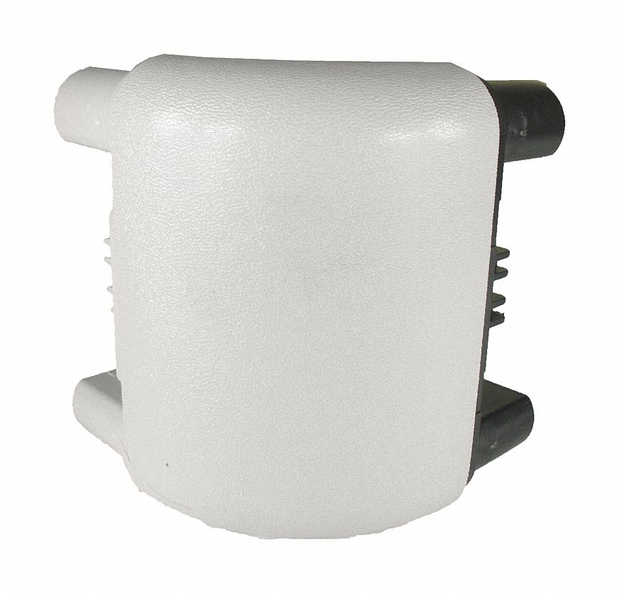 Handrail Corner: PVC, Silver Gray, Ligature Resistant, Outside, BR-500