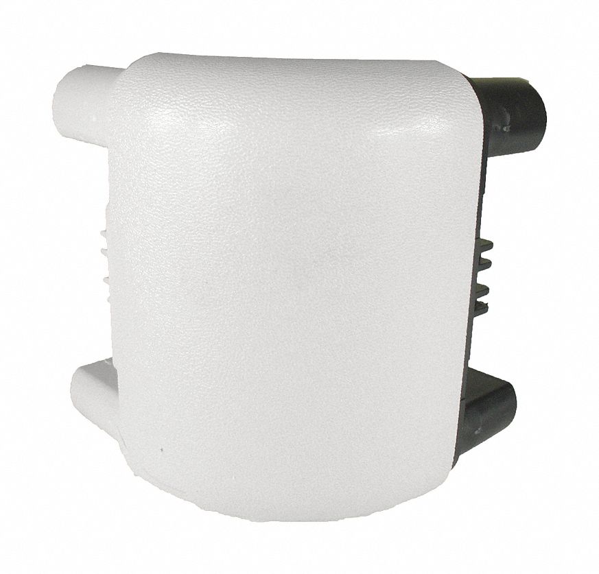 Handrail Corner: PVC, Linen White, Ligature Resistant, Outside, BR-500