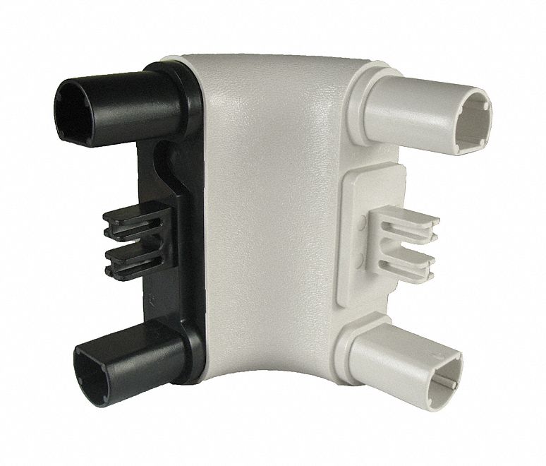 Handrail Corner: PVC, Eggshell, Ligature Resistant, Inside, BR-500