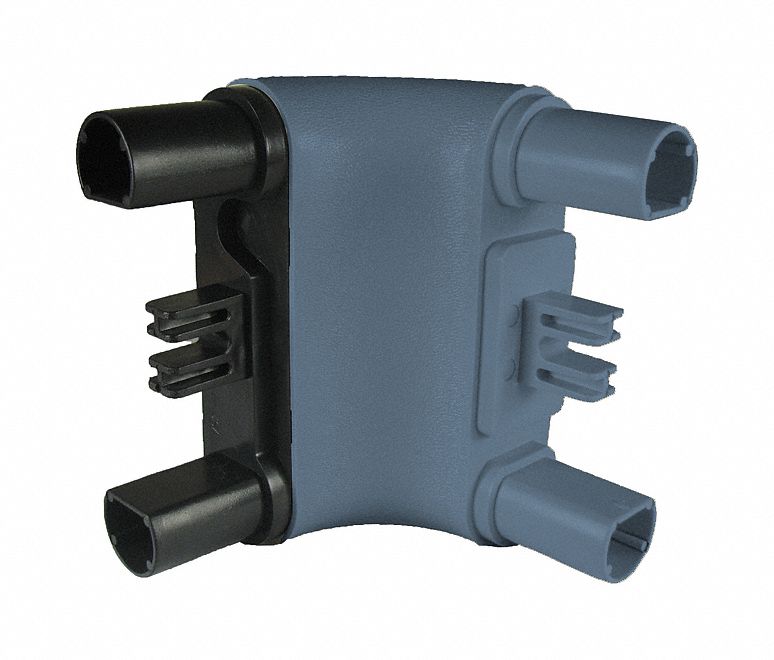 Handrail Corner: PVC, Windsor Blue, Ligature Resistant, Inside, BR-500