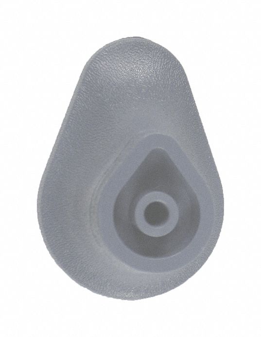 Bracket: PVC, Linen White, Not Ligature Resistant, BR-400/BR-600, 1 7/16 in Overall Lg