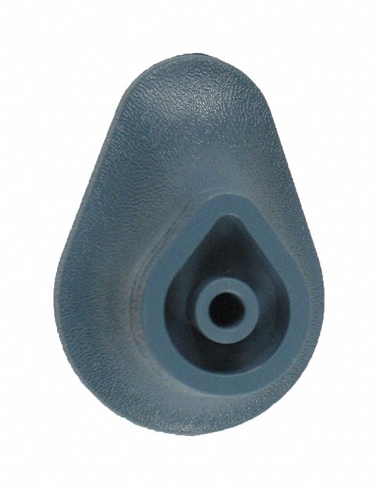 Bracket: PVC, Windsor Blue, Not Ligature Resistant, BR-400/BR-600, 1 7/16 in Overall Lg