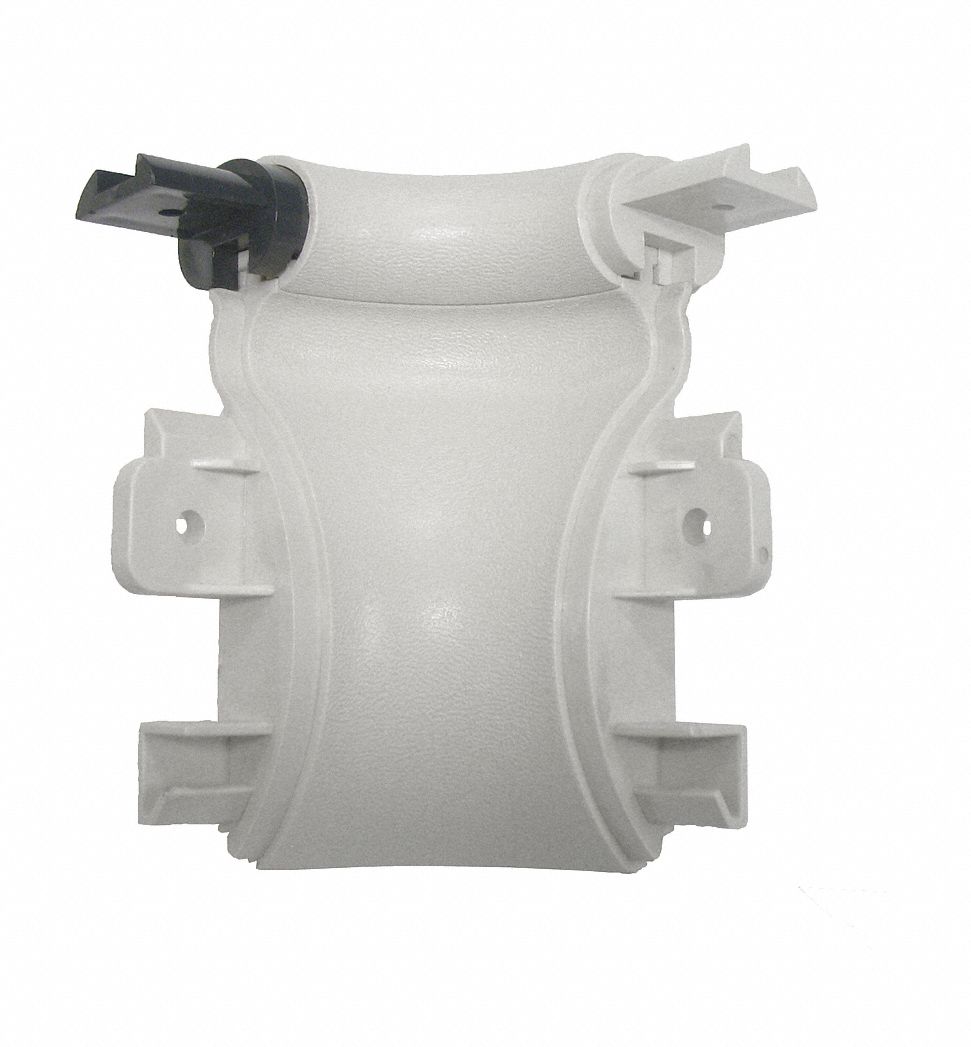 Handrail Corner: PVC, Linen White, Not Ligature Resistant, Inside, BR-600