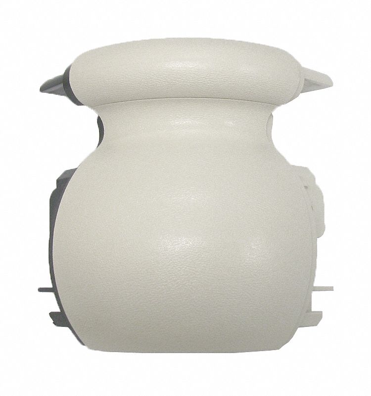 Handrail Corner, Eggshell, Vinyl, 5 1/2in H