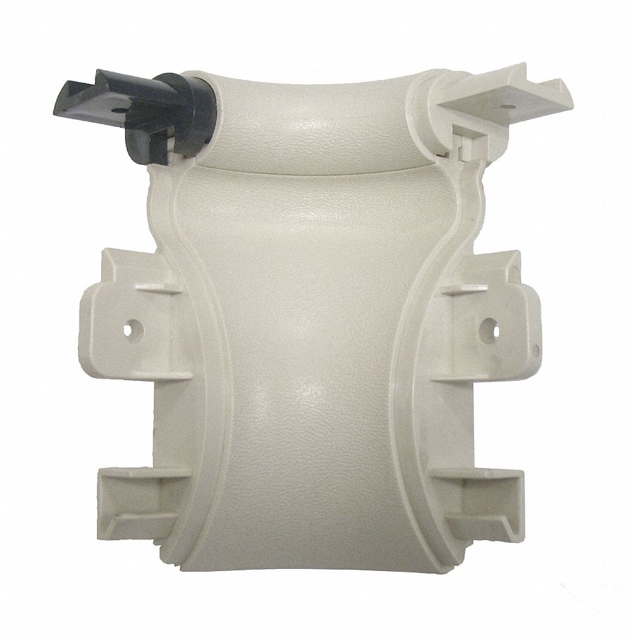 Handrail Corner, Eggshell, Vinyl, 5 1/2in H