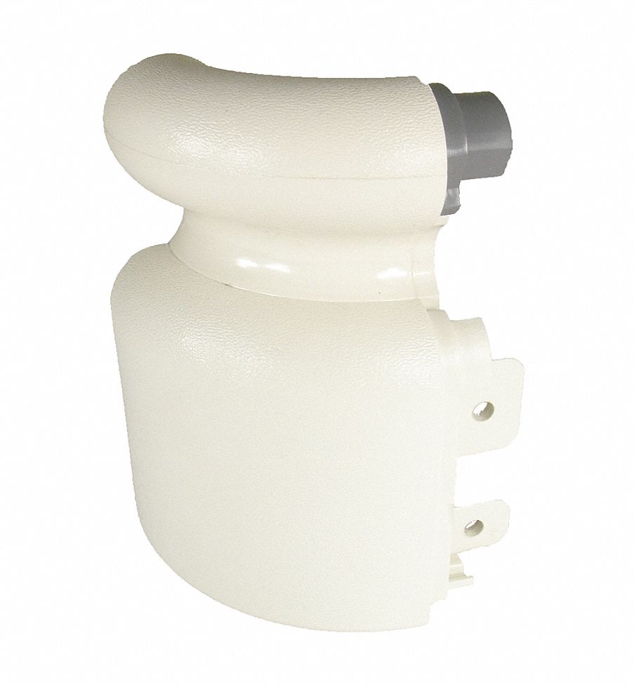 Handrail Corner: PVC, Ivory, Not Ligature Resistant, Outside, BR-400