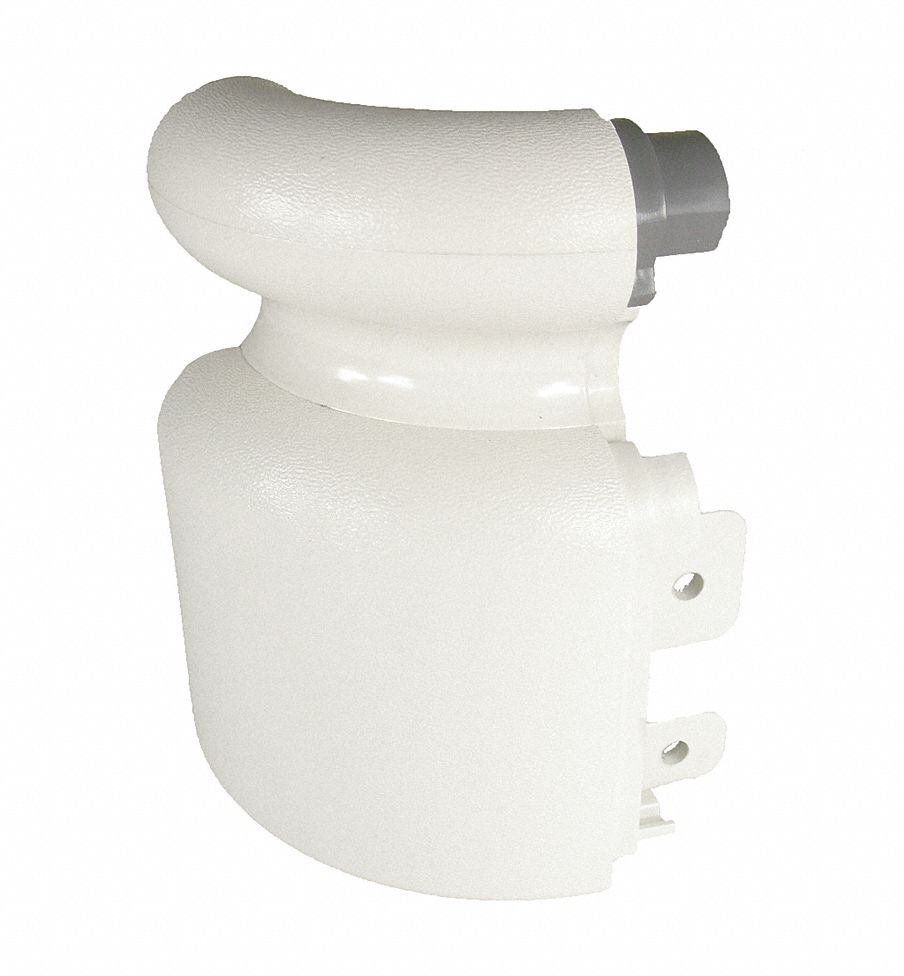 Handrail Corner: PVC, Eggshell, Not Ligature Resistant, Outside, BR-400