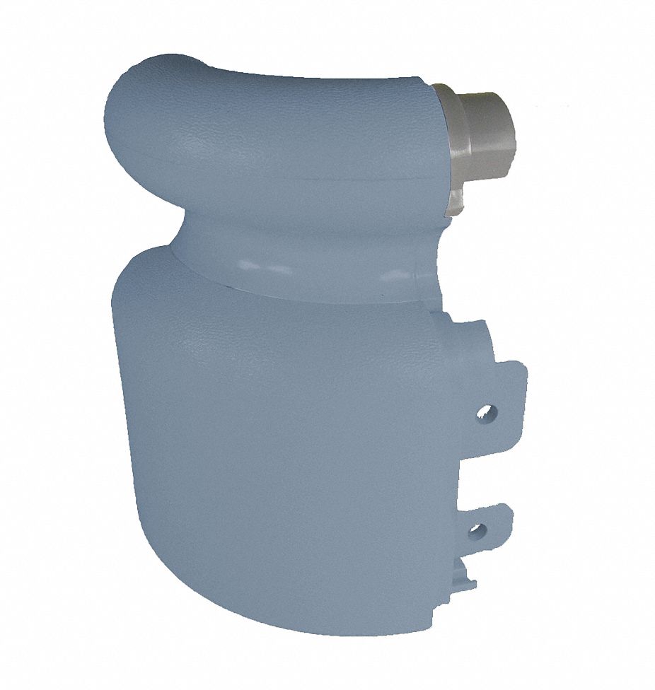 Handrail Corner: PVC, Windsor Blue, Not Ligature Resistant, Outside, BR-400