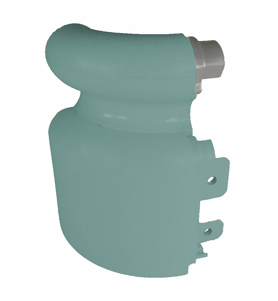 Handrail Corner,  Teal,  Vinyl,  6 1/4 in H