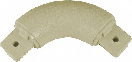 Handrail Corner: Inside Corner/Outside Corner, PVC, Tan, Round, 1 1/2 Inch