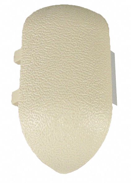 Corner: WG-3, PVC, Ivory, 2 15/16 in Overall Ht, 1 in Overall Lg