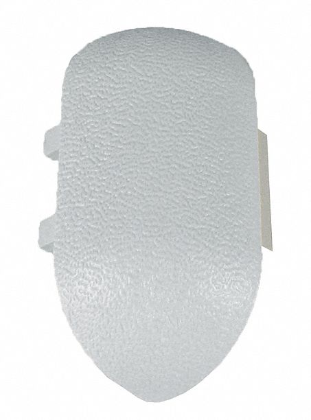 Corner: WG-3, PVC, Silver Gray, 2 15/16 in Overall Ht, 1 in Overall Lg