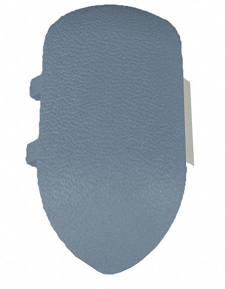 Corner: WG-3, PVC, Windsor Blue, 2 15/16 in Overall Ht, 1 in Overall Lg