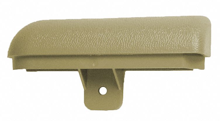 End Cap: WG-4, PVC, Tan, 4 in Overall Ht, 3/4 in Overall Lg