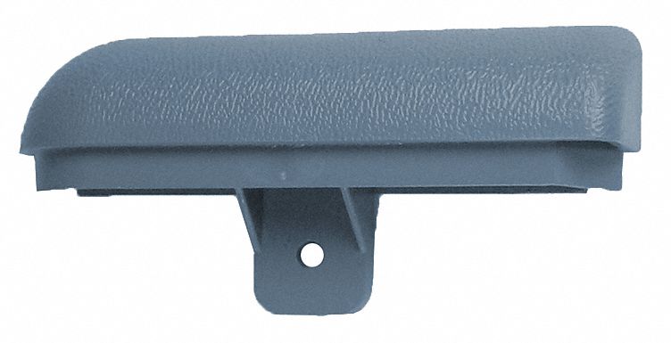 End Cap: WG-4, PVC, Windsor Blue, 4 in Overall Ht, 3/4 in Overall Lg