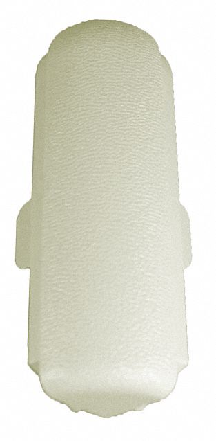 Corner: WG-4, PVC, Ivory, 4 in Overall Ht, 3/4 in Overall Lg