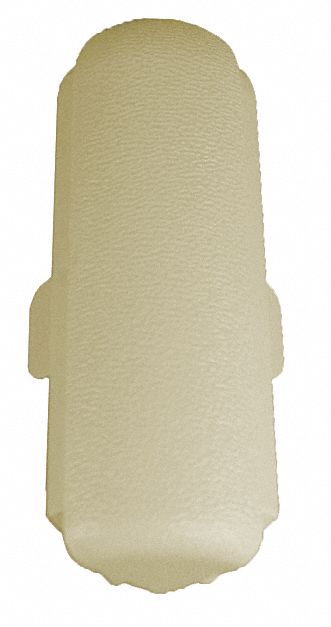 Corner: WG-4, PVC, Tan, 4 in Overall Ht, 3/4 in Overall Lg