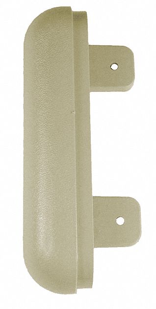 End Cap: WG-6C, PVC, Eggshell, 6 in Overall Ht, 1 in Overall Lg