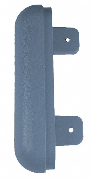 End Cap: WG-6C, PVC, Windsor Blue, 6 in Overall Ht, 1 in Overall Lg