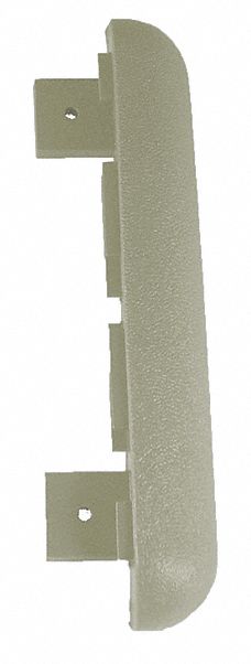 End Cap: WG-8, PVC, Ivory, 8 in Overall Ht, 1 in Overall Lg