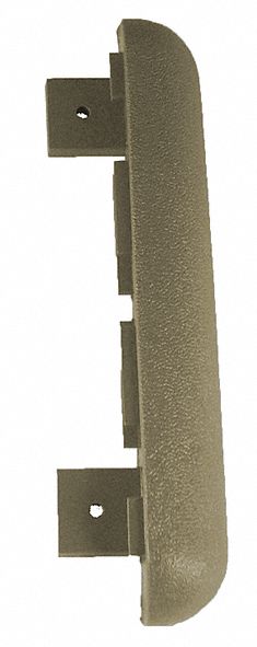 End Cap: WG-8, PVC, Tan, 8 in Overall Ht, 1 in Overall Lg