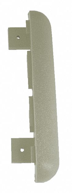 End Cap: WG-8, PVC, Eggshell, 8 in Overall Ht, 1 in Overall Lg