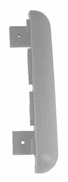 End Cap: WG-8, PVC, Linen White, 8 in Overall Ht, 1 in Overall Lg