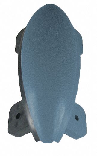 Corner: WG-5, PVC, Windsor Blue, 5 in Overall Ht, 1 1/16 in Overall Lg