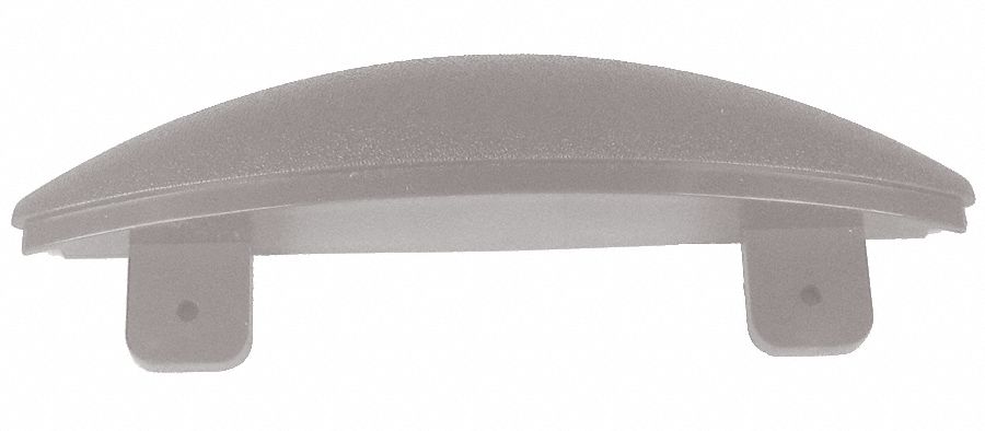 End Cap: WG-7, PVC, Linen White, 7 in Overall Ht, 1 3/4 in Overall Lg