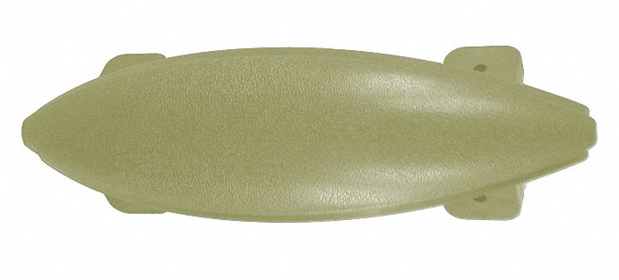 Corner: WG-7, PVC, Ivory, 7 in Overall Ht, 1 3/4 in Overall Lg