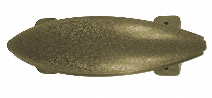 Corner: WG-7, PVC, Tan, 7 in Overall Ht, 1 3/4 in Overall Lg