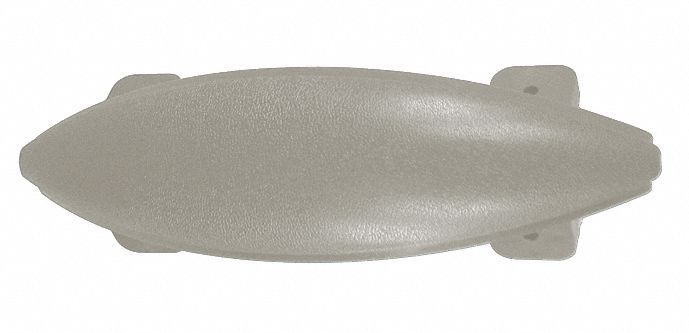 Corner: WG-7, PVC, Linen White, 7 in Overall Ht, 1 3/4 in Overall Lg