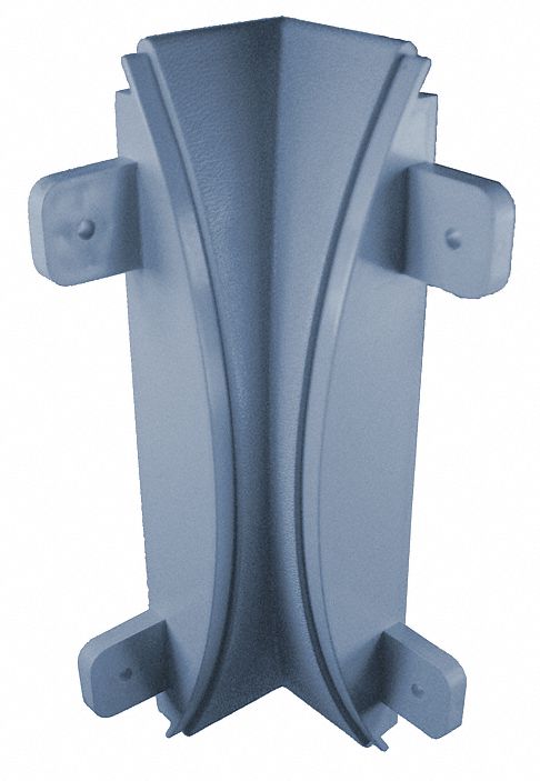 Corner: WG-7, PVC, Windsor Blue, 7 in Overall Ht, 1 3/4 in Overall Lg