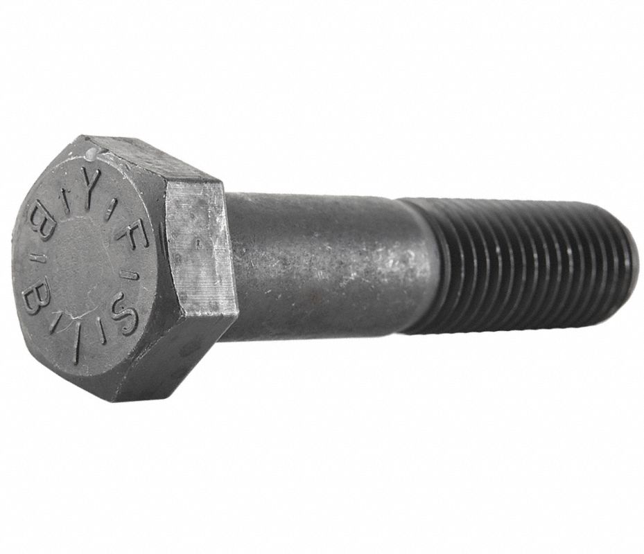 TYAMSA Tornillo Cabeza Hexagonal 3/4"10 Grado 8 Longitud de 31/2", Acabado Sin Acabado