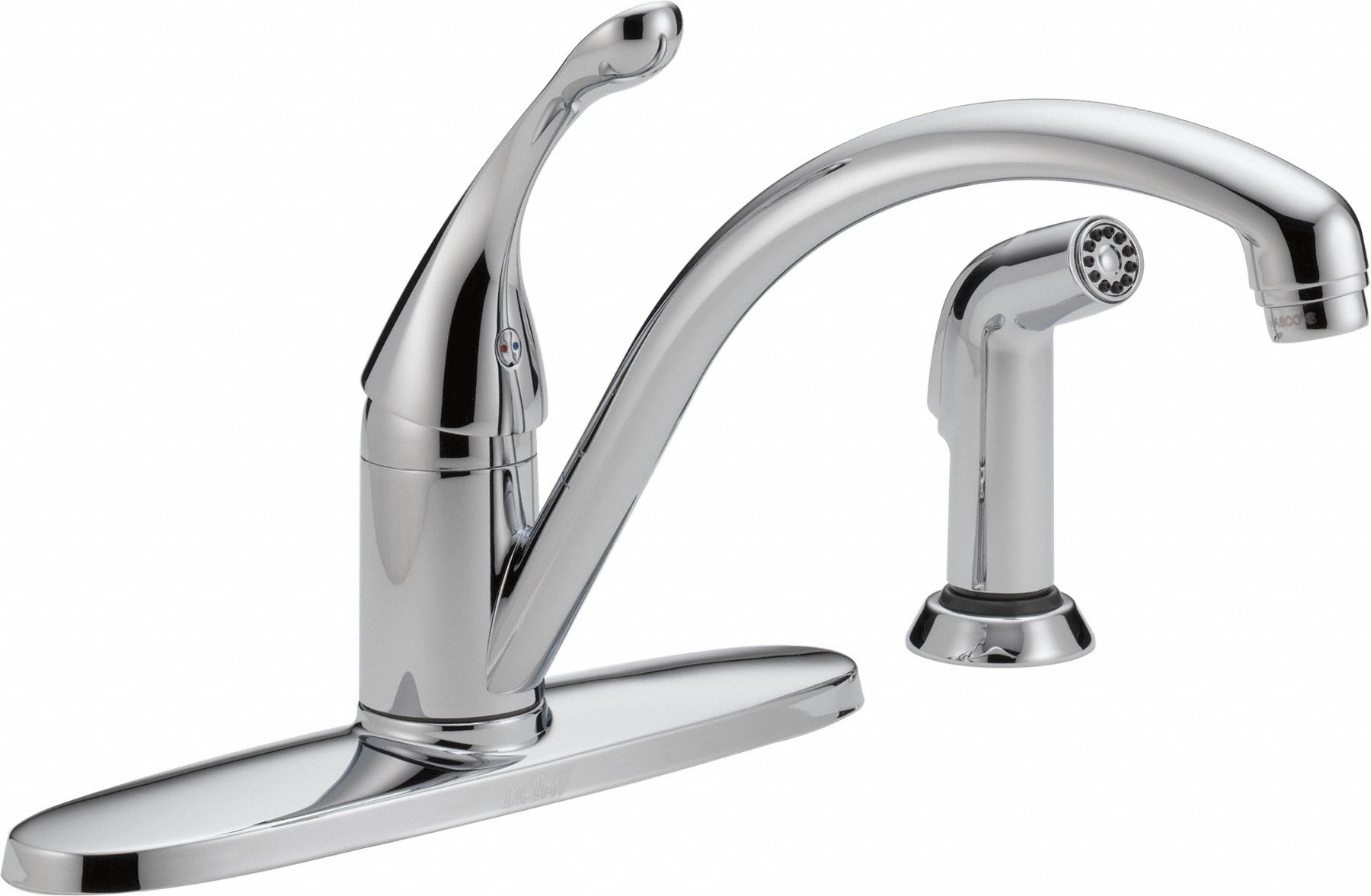 Single Handle Kitchen Faucet with Spray
