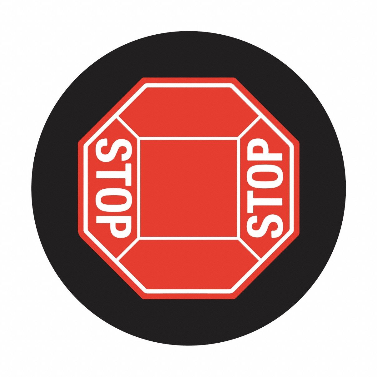 Lens STOP Sign 2 Way Opposite SizeE