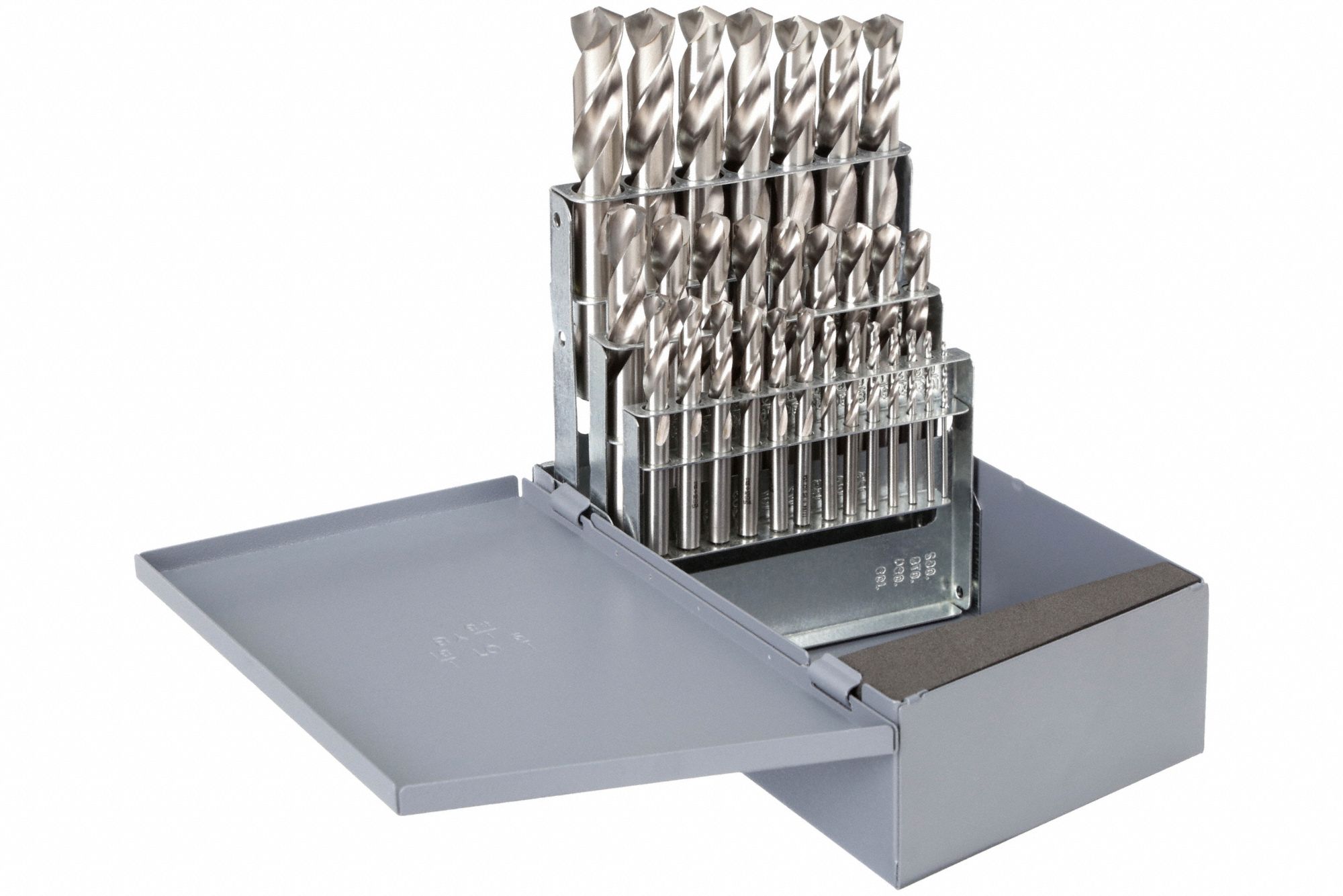 CLEVELAND SCREW MACHINE DRILL BIT SET, 1/16 IN SMALLEST DRILL BIT